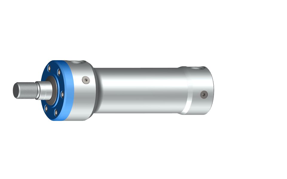 La versione base è adatta per il montaggio di accessori di fissaggio adeguati. Flangia circolare, flangia rettangolare, flangia filettata