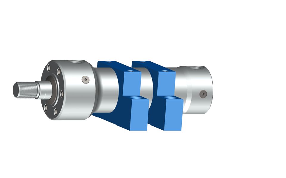 Cilindro differenziale con fissaggio fondello avvitato