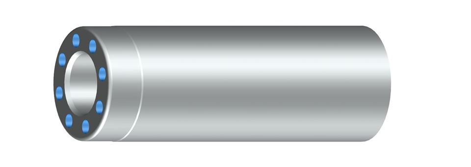 Interasse dei fori sull'estremità dello stelo pistone