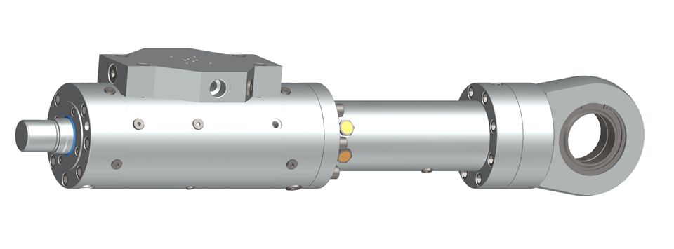 per il fissaggio del cilindro sul lato pistone