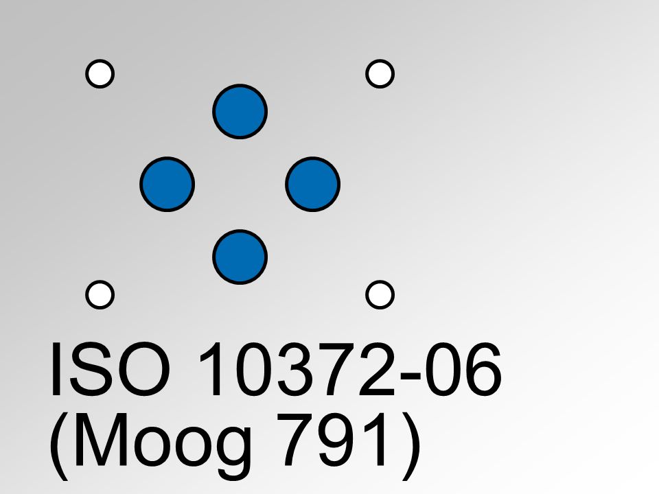 Piastra di fissaggio ISO 10372-06, Moog 791
